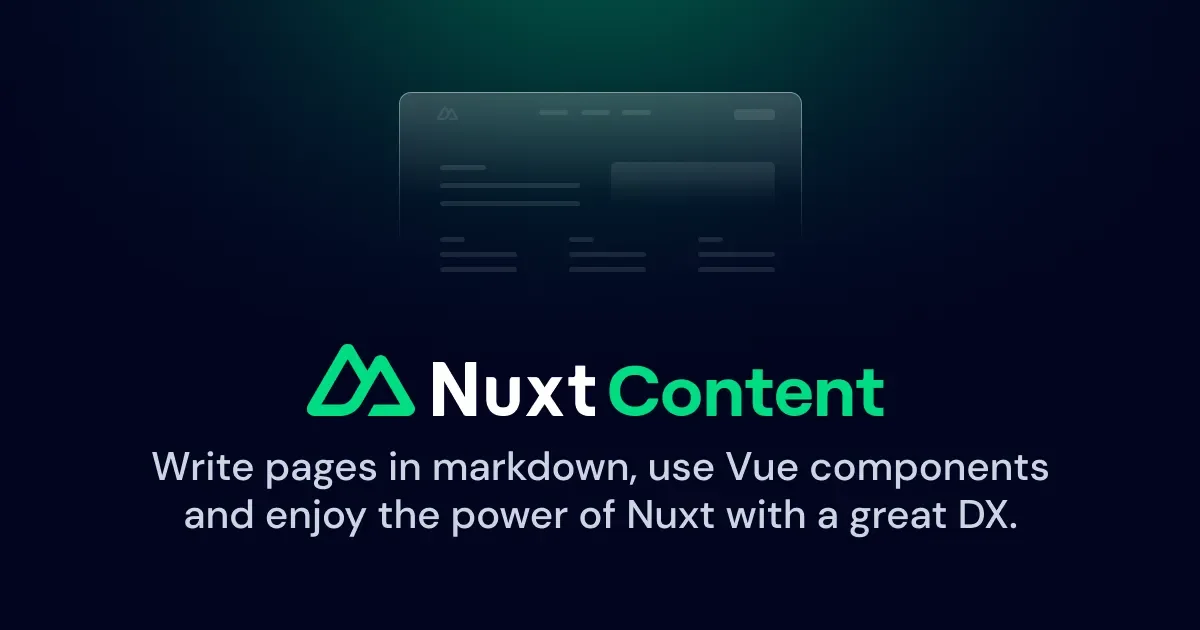 用 Nuxt Content 重寫我的 Hugo 部落格