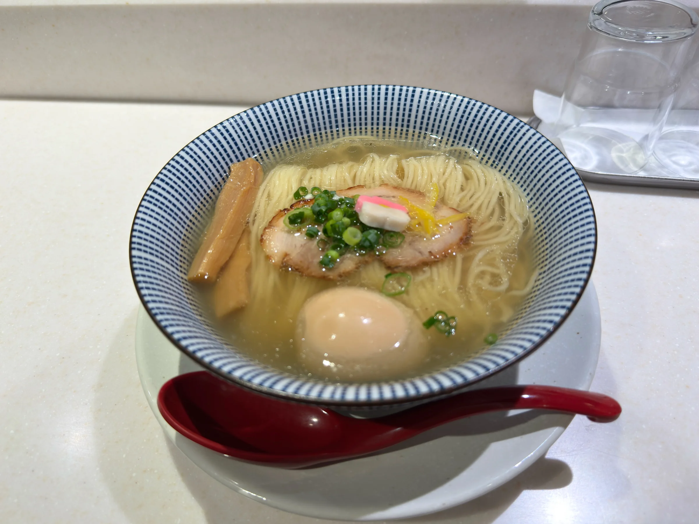 鯛塩らーめん味玉