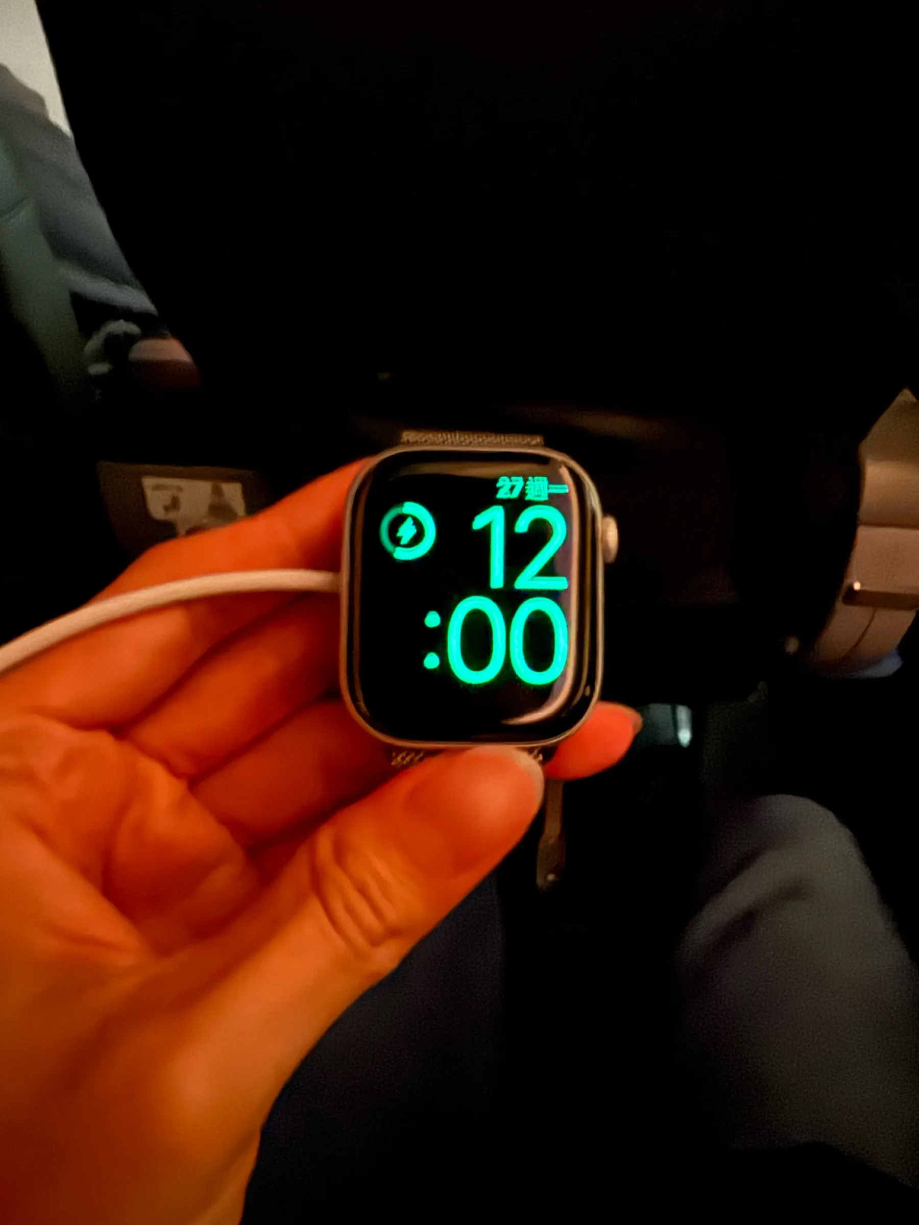 第一次在飛機上跨日